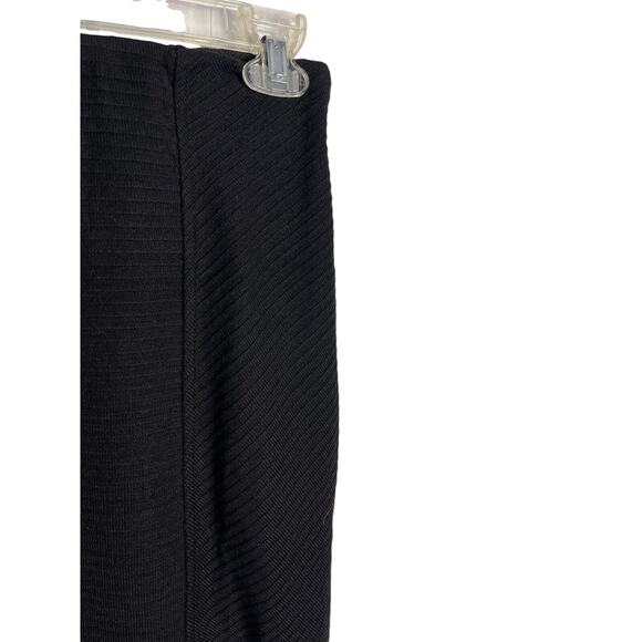 B.O.G. Band Of The Free RENEE Black RIBBED PENCIL SKIRT Women Small Side Slit - Picture 4 of 8